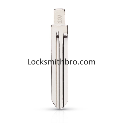 LockSmithbro 107# Metal Blank Uncut Flip Remote Key Blade ForHyundai Elantra S228