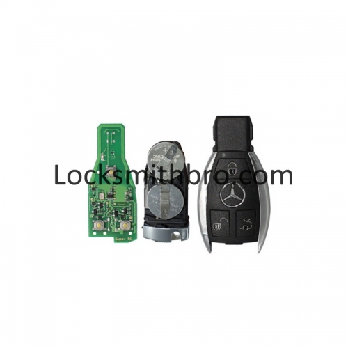 LockSmithbro Mercedes Benz BGA 3 Button Remote Key With 433Mhz Double Battery Remote Key