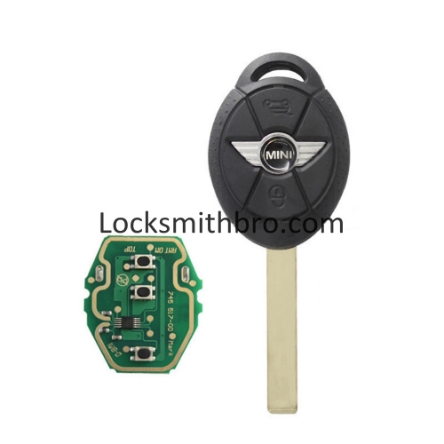 LockSmithbro BMW Mini With PCF7935 315Mhz Remote Key