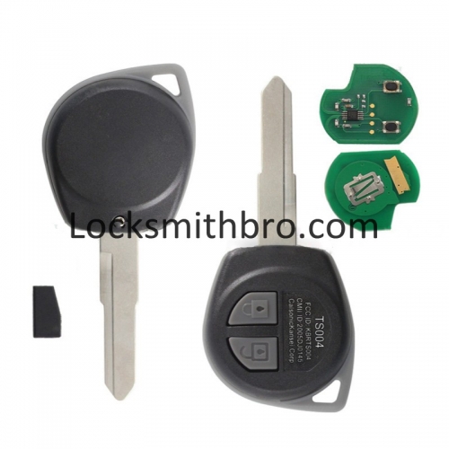 LockSmithbro 315Mhz No Logo ID46 Chip 2 Button Suzuk Liana Remote Key