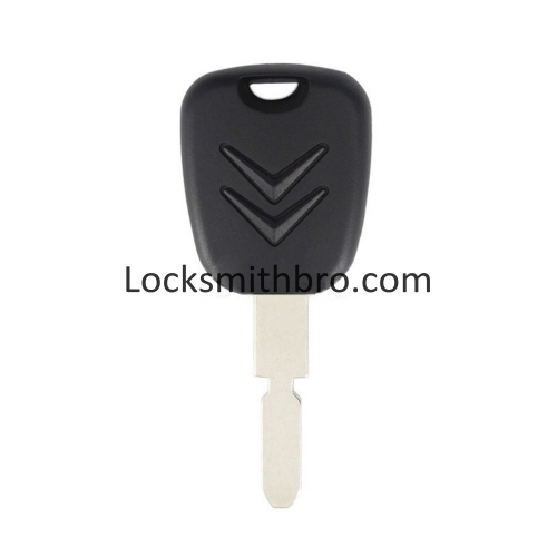 LockSmithbro 406 Blade ForCitroen Transponder Blank Key Shell With Logo