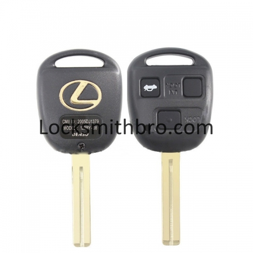 LockSmithbro 3 Button 433Mhz 4D67 Chip Lexus Toy48 Blade Remote Key