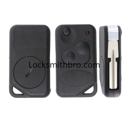 LockSmithbro 2 Button No Logo Landrover Flip Remote Key Shell