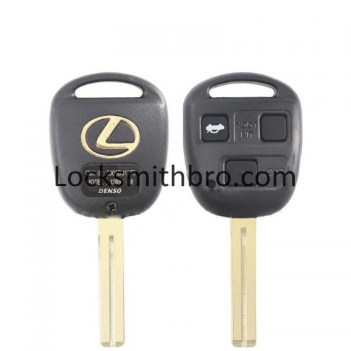 LockSmithbro 3 Button 433Mhz 4D67 Chip Lexus Toy40 Blade Remote Key