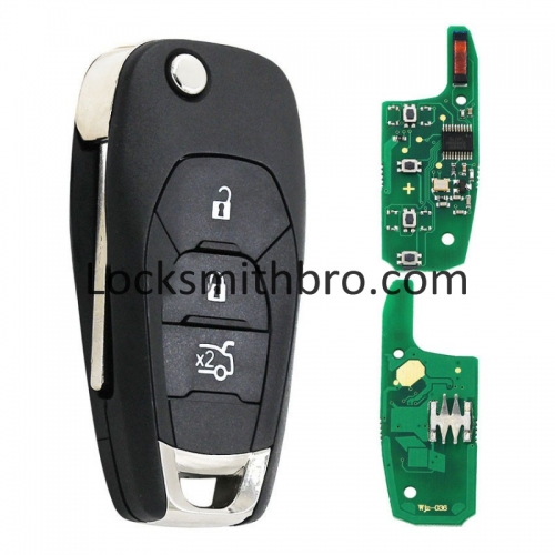 LockSmithbro 315Mhz 46Chip 3 Button Opel Remote Key