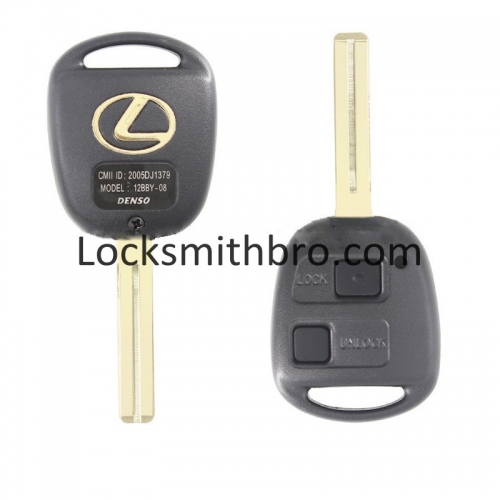 LockSmithbro 2 Button 315Mhz 4D67 Chip Lexus Toy40 Blade Remote Key