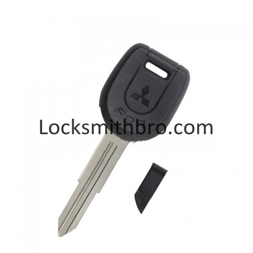 LockSmithbro 4D61chip Left Blade ForMitsubishi Transponder Key With Logo