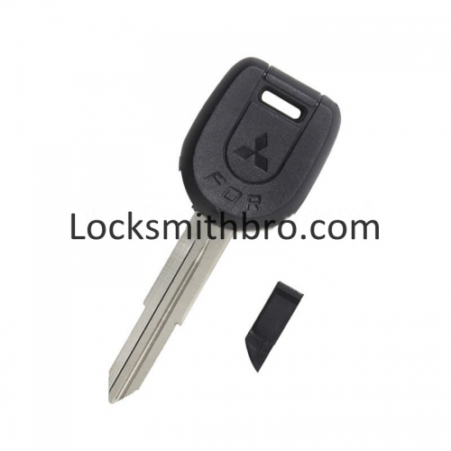 LockSmithbro 4D61 chip Right Blade ForMitsubishi Transponder Key With Logo