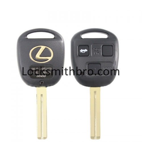 LockSmithbro 3 Button 315Mhz 4D67 Chip Lexus Toy40 Blade Remote Key