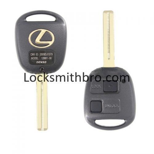 LockSmithbro 2 Button 315Mhz 4D67 Chip Lexus Toy48 Blade Remote Key