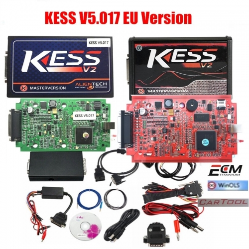 LockSmithbro KESS V2 v5.017 Red/Green ECU programmer no point limit Kess V2.53 new