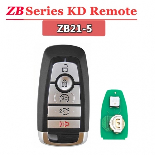 Keydiy ZB21-5 Ford Style 5-Button Universal Smart Key w/ Proximity Function