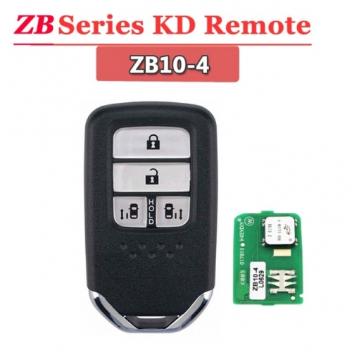 Keydiy ZB10-4 T-oyota Style 4-Button Universal Smart Key w/ Proximity Function