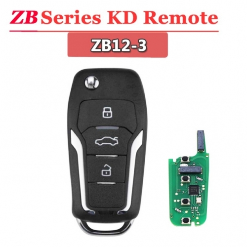 Keydiy ZB12-3 Ford Style 3-Button Universal Smart Key w/ Proximity Function