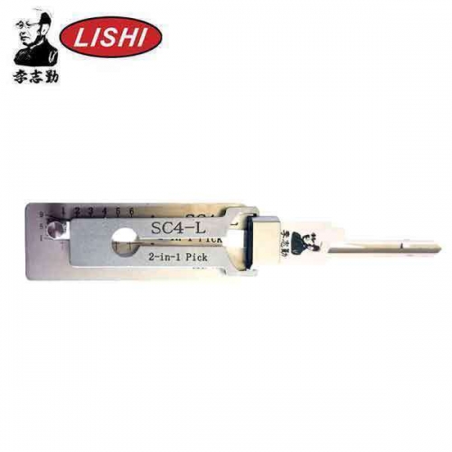 LockSmithbro SC4-L  6-Pin  Schlage Left-Handed/Reverse Keyway  2-in-1 Pick & Decoder