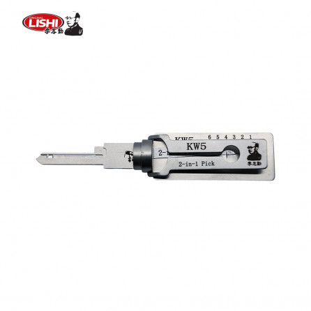 LockSmithbro KW5  6-Pin - Kwikset Keyway Tool  2-in-1 Pick & Decoder