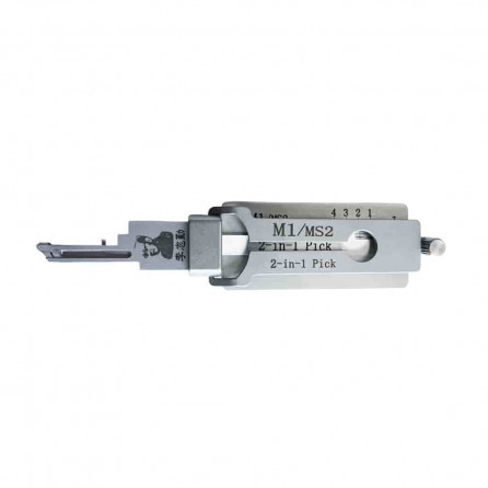 LockSmithbro M1 MS2  Master Padlocks Keyway Tool  2-in-1 Pick & Decoder