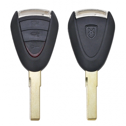 3 Button Key Shell CASE For T-porsche Boxster/Cayman 911/997 T-Carrera and 911 Targa