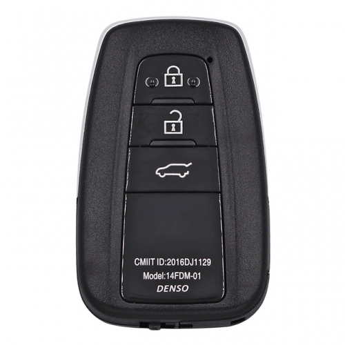 2018-2021 Smart Remote Car Key Shell Case With 3 Buttons Fob for T-oyota C-HR RAV4 Prius Prime Avalon Camry (Suv)