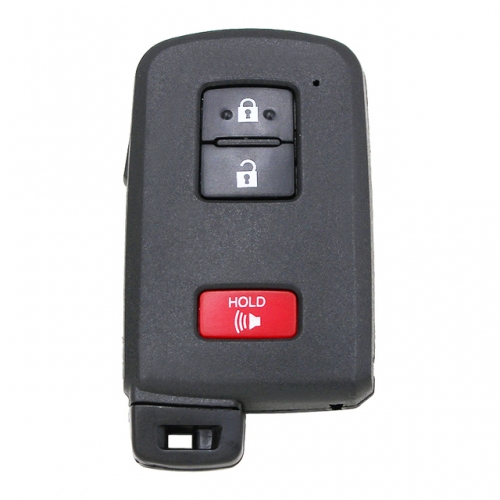 2+1 Button With Logo And Blade T-oyota Smart Remote Key Shell Case