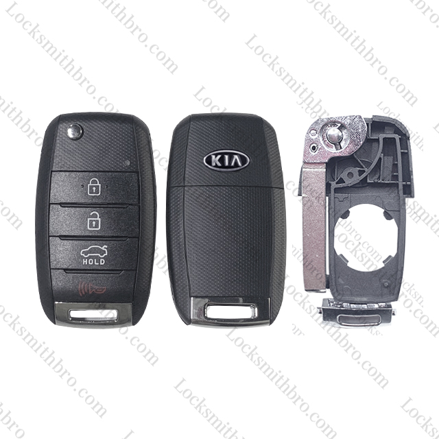 Kia Key Shell 4 Button Kia Flip Remote Key Shell With Logo
