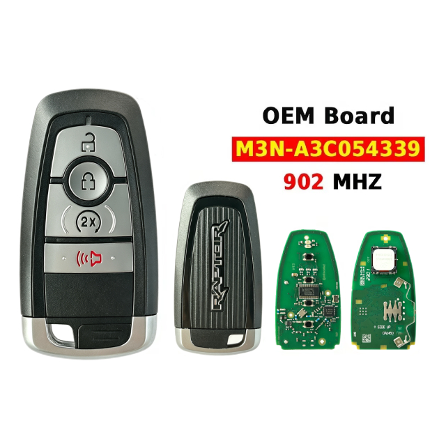 Ford Raptor Computer Boards OEM Board 4Button smart key 902Mhz ID49 Chip M3N-A3C054339 For 2022 ...